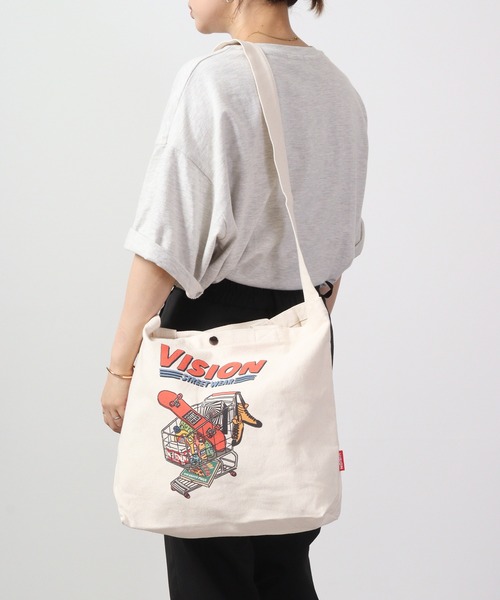 VISION STREET WEAR(ヴィジョンストリートウェア)の「VISION キャンバス2wayトートバッグ(トートバッグ・レディース・A/B/D/C・FREE)」の11枚目の写真