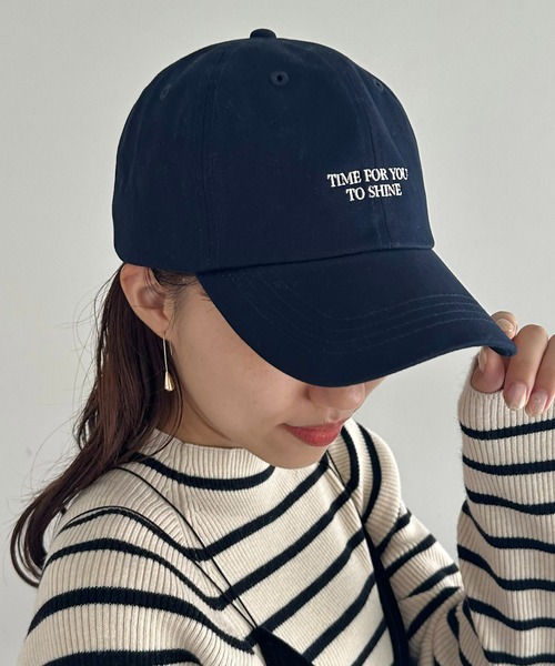 DISCOAT（ディスコート）の「2段ロゴキャップ（キャップ・レディース・ネイビー/ブルー/グレイッシュベージュ・FREE）」の13枚目の写真