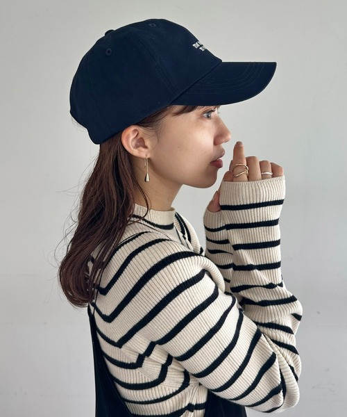 DISCOAT（ディスコート）の「2段ロゴキャップ（キャップ・レディース・ネイビー/ブルー/グレイッシュベージュ・FREE）」の14枚目の写真