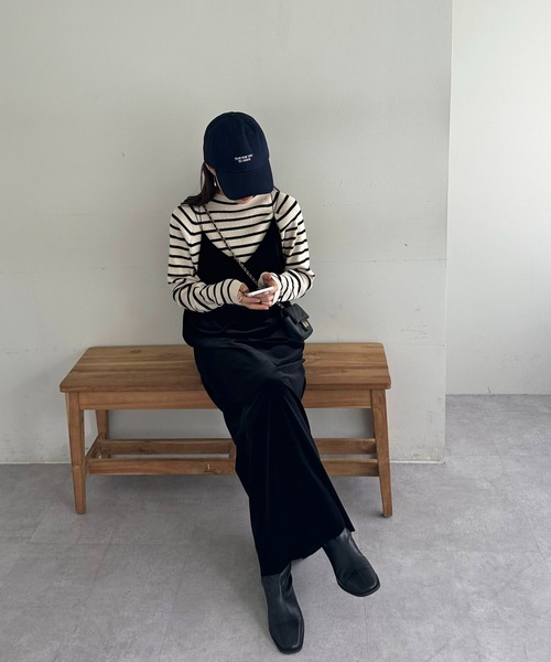 DISCOAT（ディスコート）の「2段ロゴキャップ（キャップ・レディース・ネイビー/ブルー/グレイッシュベージュ・FREE）」の19枚目の写真