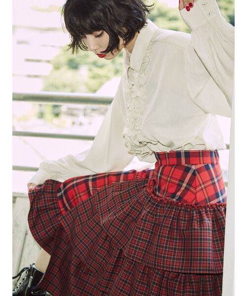 jouetie（ジュエティ）の「ドレスシャツ（シャツ/ブラウス・レディース・ブラック/ブルー/アイボリー・MEDIUM）」の20枚目の写真