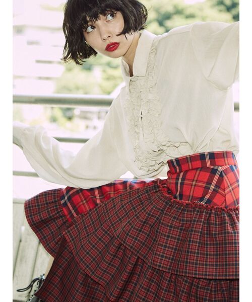 jouetie（ジュエティ）の「ドレスシャツ（シャツ/ブラウス・レディース・ブラック/ブルー/アイボリー・MEDIUM）」の21枚目の写真