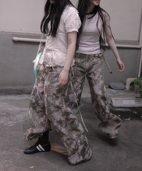 igi（イジ）の「INSIDE OUT JACQUARD PANTS/インサイドアウト