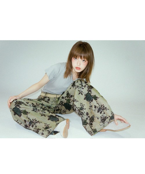 igi インサイドアウトジャガードパンツ 1 INSIDE OUT JACQUARD PANTS/インサイドアウトジャガードパンツ