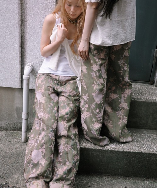 パンツ INSIDE OUT JACQUARD PANTS INSIDE OUT JACQUARD PANTS/インサイドアウトジャガードパンツ
