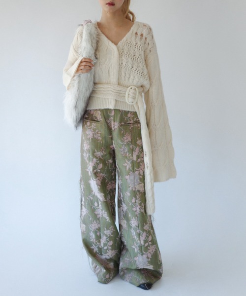 INSIDE OUT JACQUARD PANTS/インサイドアウトジャガードパンツ（その他