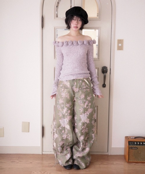 値下げしました　igi インサイドアウトジャガードパンツ INSIDE OUT JACQUARD PANTS/インサイドアウトジャガードパンツ