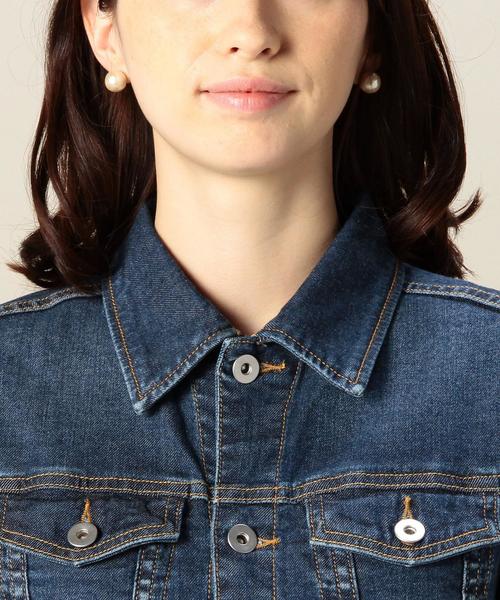 green label relaxing（グリーンレーベルリラクシング）の「◆CB C Gジャン（デニムジャケット・レディース・ネイビー・42/36/38/40）」の6枚目の写真