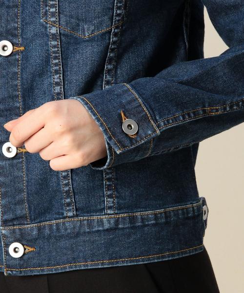 green label relaxing（グリーンレーベルリラクシング）の「◆CB C Gジャン（デニムジャケット・レディース・ネイビー・42/36/38/40）」の7枚目の写真