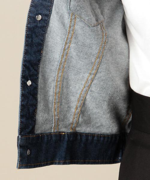 green label relaxing（グリーンレーベルリラクシング）の「◆CB C Gジャン（デニムジャケット・レディース・ネイビー・42/36/38/40）」の8枚目の写真