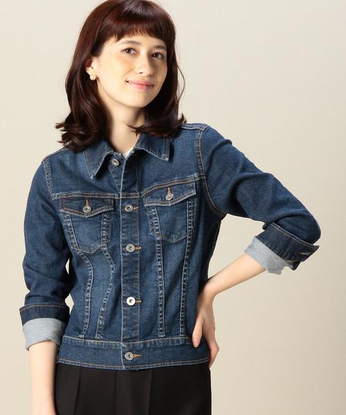 green label relaxing（グリーンレーベルリラクシング）の「◆CB C Gジャン（デニムジャケット・レディース・ネイビー・42/36/38/40）」の12枚目の写真