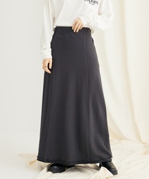 カットオフAライン裏毛スカート