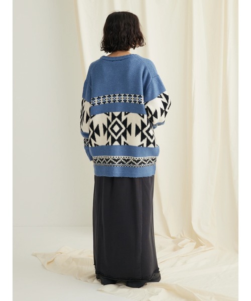 CRAFT STANDARD BOUTIQUE（クラフトスタンダードブティック）の「カットオフAライン裏毛スカート（スカート・レディース・ブラウン/ネイビー/チャコールグレー・M/L）」の19枚目の写真