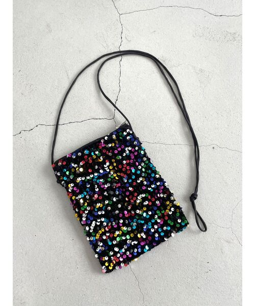 Ungrid（アングリッド）の「スパンコールショルダーバッグ（ショルダーバッグ・レディース・ブラック/グリーン/その他1・FREE）」の3枚目の写真