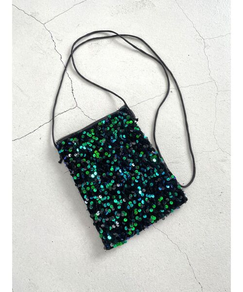 Ungrid（アングリッド）の「スパンコールショルダーバッグ（ショルダーバッグ・レディース・ブラック/グリーン/その他1・FREE）」の6枚目の写真