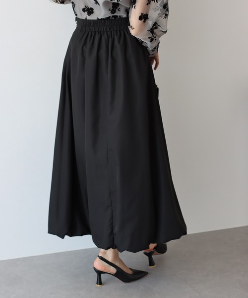 BLUEEAST（ブルーイースト）の「エアリーバルーンスカート（スカート・レディース・グレイッシュベージュ/アイボリー/ブラック・MEDIUM）」の13枚目の写真