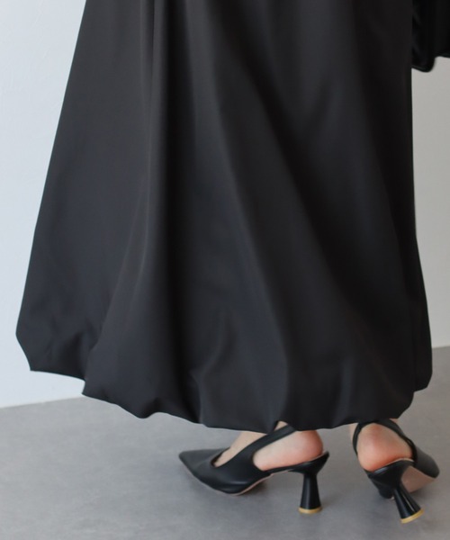 BLUEEAST（ブルーイースト）の「エアリーバルーンスカート（スカート・レディース・グレイッシュベージュ/アイボリー/ブラック・MEDIUM）」の14枚目の写真