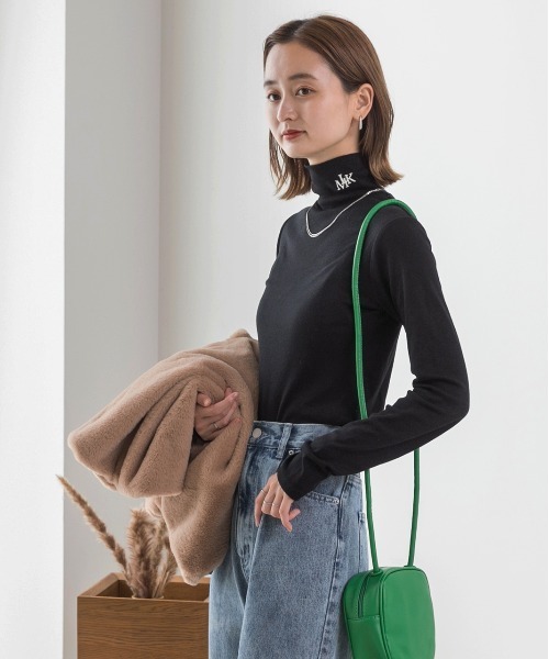 ad thie(アドティエ)の「刺繍ロゴ タートル(Tシャツ/カットソー・レディース・ホワイト系1/ブラウン系1/ホワイト系2/グレー系2/ブラウン系2/ピンク系1/ピンク系2/グレー系1/ブラック系1/ベージュ系2/ベージュ系1/ブラック系2・FREE)」の21枚目の写真
