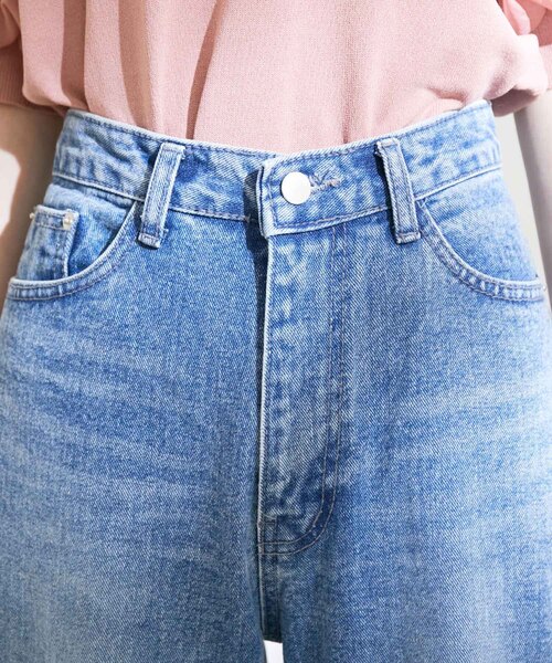 VIS(ビス)の「【WEBE限定】【洗える】ワイドデニムパンツ(デニムパンツ・レディース・ブルー系その他4・M/S)」の8枚目の写真