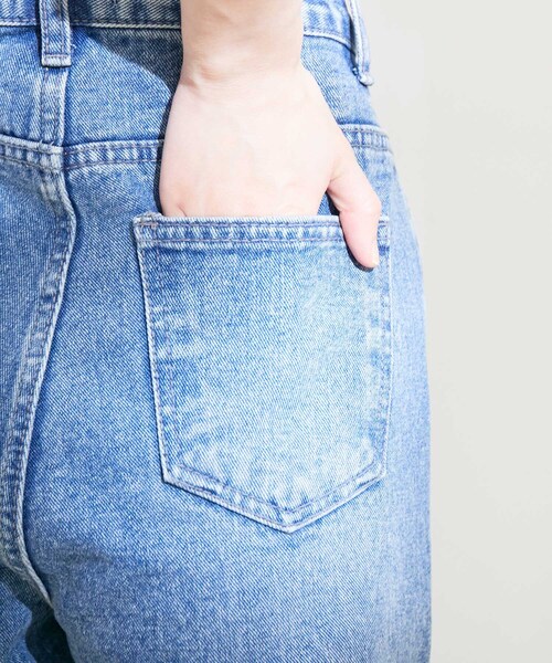 VIS(ビス)の「【WEBE限定】【洗える】ワイドデニムパンツ(デニムパンツ・レディース・ブルー系その他4・M/S)」の11枚目の写真