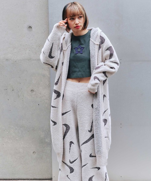NIKE(ナイキ)の「NIKE Women's Loose Long Knit Cardigan / ナイキ ウィメンズ ルーズ ロング ニット カーディガン 【SP】(カーディガン/ボレロ・レディース・グレー・S/L/M)」の12枚目の写真