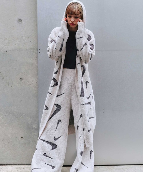 NIKE(ナイキ)の「NIKE Women's Loose Long Knit Cardigan / ナイキ ウィメンズ ルーズ ロング ニット カーディガン 【SP】(カーディガン/ボレロ・レディース・グレー・S/L/M)」の9枚目の写真