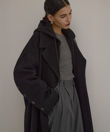 MIELI INVARIANT＊Melton Wool Gown Coat MIELI INVARIANT（ミエリインヴァリアント）の「Melton Wool