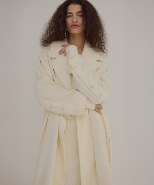 MIELI INVARIANT（ミエリインヴァリアント）の「Melton Wool Gown Coat