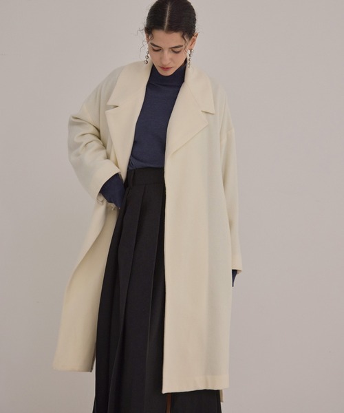 MIELI INVARIANT（ミエリインヴァリアント）の「Melton Wool Gown Coat