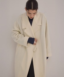 MIELI INVARIANT＊Melton Wool Gown Coat MIELI INVARIANT（ミエリインヴァリアント）の「Melton Wool
