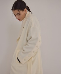 MIELI INVARIANT＊Melton Wool Gown Coat MIELI INVARIANT（ミエリインヴァリアント）の「Melton Wool
