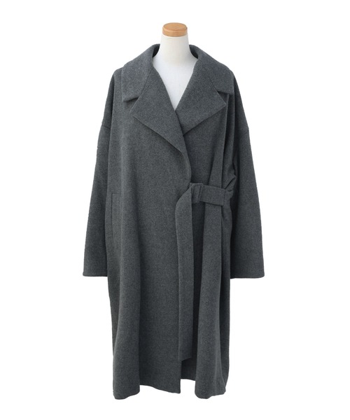 セール】Melton Wool Gown Coat（その他アウター）｜MIELI INVARIANT