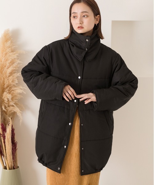 美品✨エクストラウォーム✨マックスアンドコースタンドカラー　リブ袖　ダウンコート ad thie（アドティエ）の「スタンドカラー エコダウンコート（ダウン