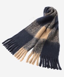 MACKINTOSH LONDON/ ブロックチェックシャギーストール MACKINTOSH LONDON（マッキントッシュ ロンドン）の「【エクラ掲載