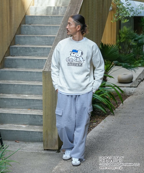 【新品】OUTDOOR PRODUCTS☆PEANUTS スヌーピー☆トレーナー セール】【OUTDOOR PRODUCTS/アウトドアプロダクツ】【PEANUTS