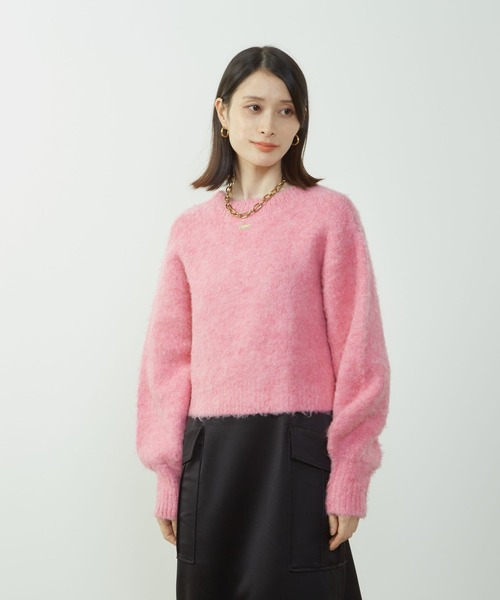 前後2WAYシャギーカーディガン