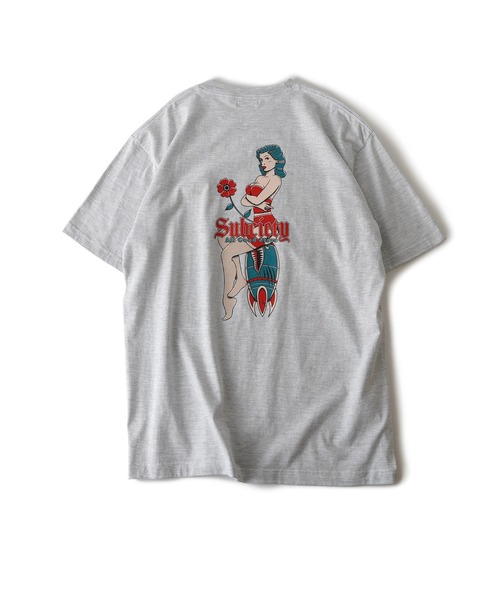 Subciety（サブサエティ）の「Pinup TEE（Tシャツ/カットソー・メンズ・ブラック/アッシュ/ホワイト/グリーン・SMALL/MEDIUM/LARGE/X-LARGE/XX-LARGE）」の10枚目の写真