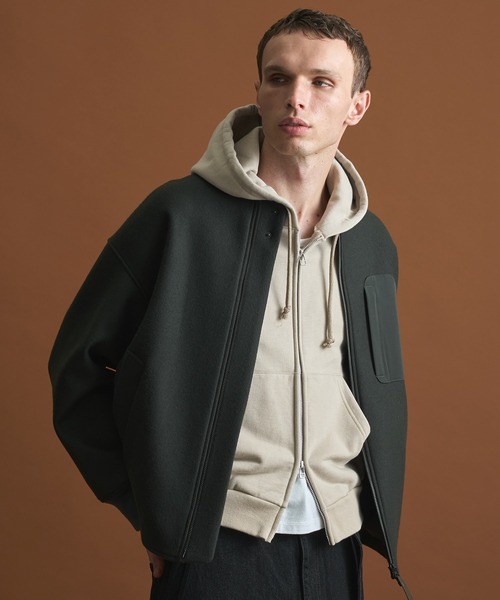 S140メルトンMA-1ブルゾン（MA-1）｜PUBLIC TOKYO（パブリック