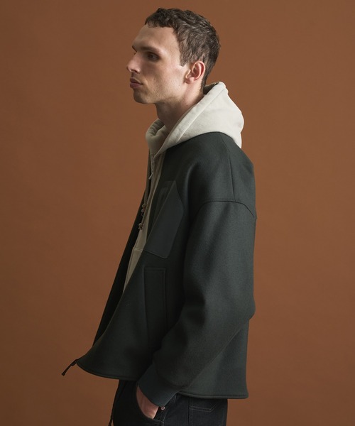 セール】S140メルトンMA-1ブルゾン（MA-1）｜PUBLIC TOKYO（パブリック