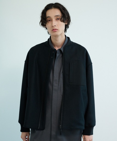 PUBLIC TOKYO / S140メルトン ブルゾン S140メルトンMA-1ブルゾン（MA-1）｜PUBLIC TOKYO（パブリック