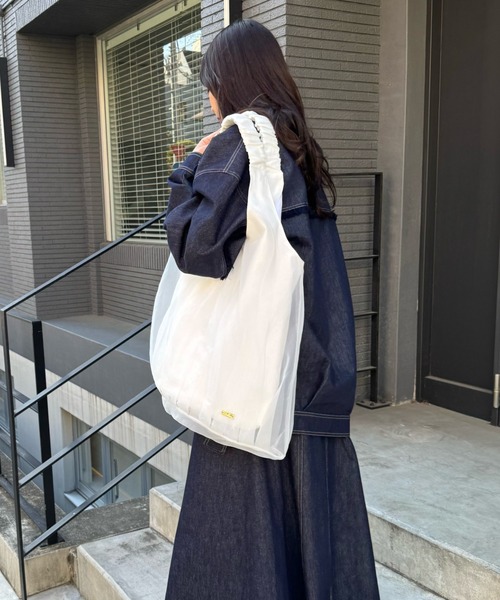 【新品未使用】シアーバッグ ROPE' PICNIC ショルダーバッグ バッグ キラキラシアーフリル