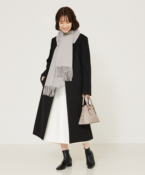 abahouse mavie（アバハウスマヴィ）の「ふわふわ無地ストール（ストール/ショール・レディース・オフホワイト/ラベンダー/ブルー/グレー/モカ・フリー）」の15枚目の写真