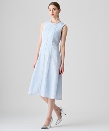 ANAYI | ふくれジャガードノースリーブフレア ワンピース(ワンピース)