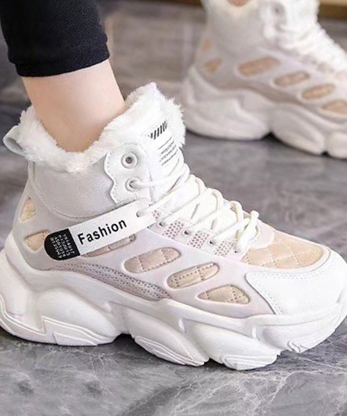 セール】ファーキルトスニーカー（スニーカー）｜non-hedge