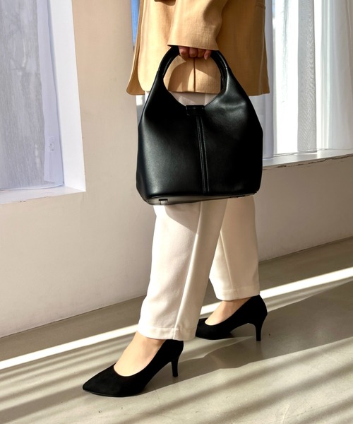 ORiental TRaffic（オリエンタルトラフィック）の「＼ ショルダーバッグ ／ソフト ラウンド 2way バッグ BA-218（ハンドバッグ・レディース・ブラック/ベージュ/アイボリー・ﾌﾘ-）」の19枚目の写真