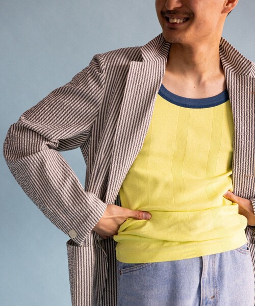 MILLER × IG / 別注 2パック カラートリム タンクトップ 24SS（タンクトップ）｜MILLER（ミラー）