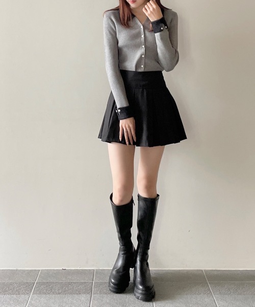 one way(ワンウェイ)の「フェザーポロ襟ニット(ニット/セーター・レディース・ホワイト/ブラック/グレー/ピンク・FREE)」の22枚目の写真