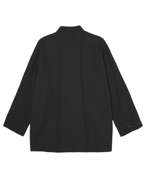 X-girl（エックスガール）の「MILITARY SHIRT（ミリタリージャケット・レディース・オリーブ/ブラック/ベージュ・M/S）」の12枚目の写真