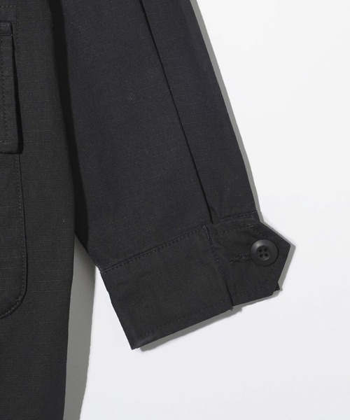 X-girl（エックスガール）の「MILITARY SHIRT（ミリタリージャケット・レディース・オリーブ/ブラック/ベージュ・M/S）」の7枚目の写真