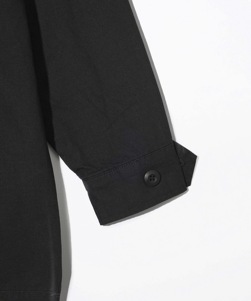 X-girl（エックスガール）の「MILITARY SHIRT（ミリタリージャケット・レディース・オリーブ/ブラック/ベージュ・M/S）」の9枚目の写真